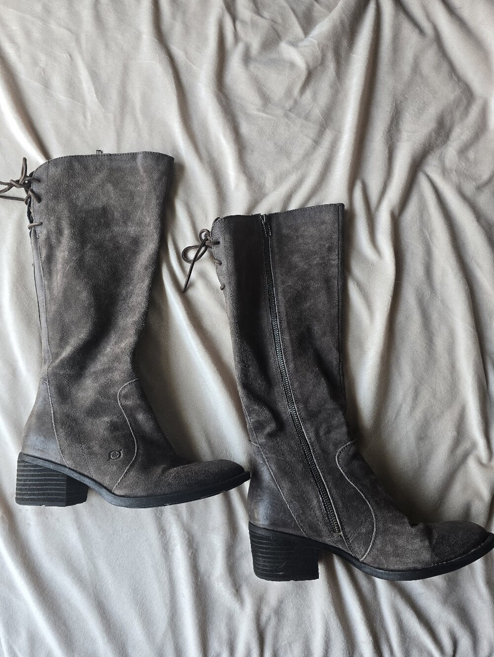Born Gray Riding Boots - Picture 2 of 5